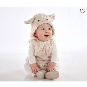 Pottery Barn Kids Baby lamb Halloween/infant photos Costume 6 - 12 Months NWOT